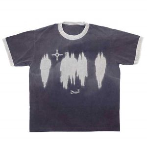 Essential Mens T Shirts Boxy Heavyweight DTG Printing Cropped T-shirt Hip Hop Graphic Tees Tshirt