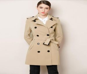 New Spring Autumn Women039S Classic Double Breadted Trench Coats Ladies Elegant Long Sleeve Dust Coats Girls Fashion Slim Long 7608627