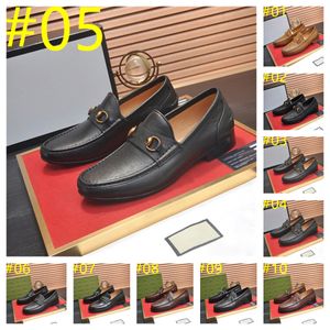 28Model Italian Men's Quality Cowhide Leather Shoes British Business Soft Leather Man Genuine Leather Designer Luxury Dress Shoes Size 38-46