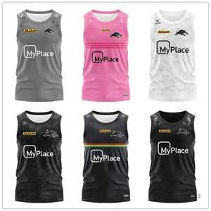 New Australia Penrith Panthers Home Away Rugby Sleeveless Shirt Men Sport Vest Sportwear Outdoor Sweatshirts T-shirts V5Q4