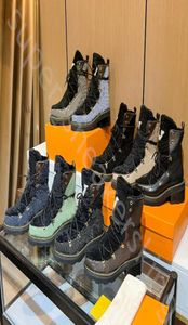 Toppdesigner Kvinnor Ankelstövlar Fashion Martin Boot Real Leather Platforms Wool Keep Warm Snow Boots med Original Box Size 35429103620