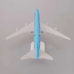 20 cm Alloy Metal Korean Air Boeing 747 B747 Airlines Välkommen till Korea Airplane Diecast Air Plan Model Aircraft W Wheels