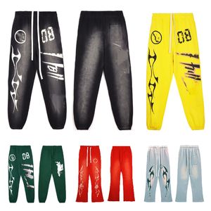 calça de moletom calça larga de calças de moda masculina calça de moletom calça calças calças de algodão calça casual Hip Hop Highstreet Calças set calças de rua