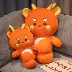 Stuffed Plush Animals Lovely Anime Dragon Cute Bunny Brown Bear Plush Toys Kaii Soft Animal Dolls Stuffed Plush Pillow for Kids Girls Birthday Gifts