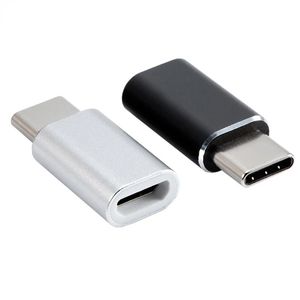 マイクロUSB女性からタイプCマンアダプターコンバーターマイクロ-BからUSB-Cコネクタ充電アダプター電話アクセサリー