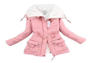 Winterkleidung Frauen Fleece Lammfell Parka Dicke Frau Wintermäntel und Jacken warme Parkas Frauen plus Größen Winterjacke Frauen 22518333