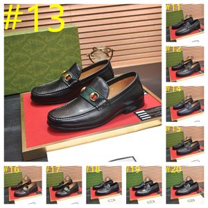 28Model Itália Lluxurious Oxford Dress Sapatos masculinos Casamento no noivo Melhor homem sapato de couro designer de moda de moda de moda Sapatos Brogue Men Tamanho 38-46