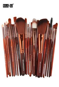 Pincéis de maquiagem de maange pro 22pcs Conjunto de fundação pó cosmético Blush Eyeliner Eyeliner Lip Beauty Make Up Brush Tools Maquigem9527862