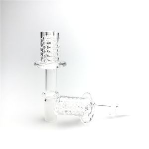Domelss Quartz Enail with 10mm 14mm Male Thick Pyrex Clear Quartz Banger Smoking Water Pipe for 20mm 25mm Heating Coil