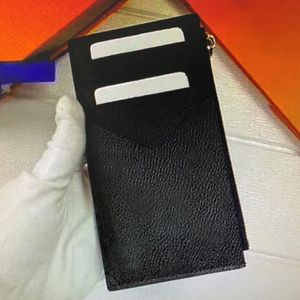 M30271 حامل بطاقة العملات المعدنية أزياء مضغوط جيب منظم البطاقات عملة حاملي Zipper Case Brazza متعددة محفظة جواز السفر غطاء 272U