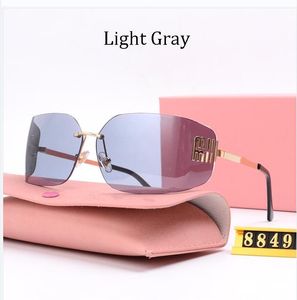 Солнцезащитные очки женский бренд Mumu Mumu Men Advanced Metal рама солнцезащитные очки.