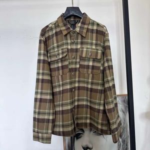 Women's T-shirt Ch23 Early Autumn New Fashion Classic Plaid Trend Personalized Versatile Loose Long Sleeve Shirt Coat