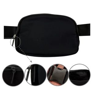 Womens mens fanny pack Luxury Nylon Designer bag portable zip wallet Yoga belt Crossbody chest pack Wool fleece bags Outdoors sport Waist bag 10a Clutch travel bum bag