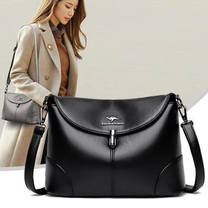 バッグの豪華な財布とハンドバッグ女性バッグデザイナーロック女性レザーショルダークロスボディ2024 sac a main hand