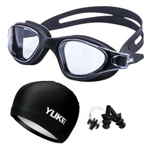 نظارات السباحة الاحترافية للرجال نساء مقاوم للماء مضاد الضباب UV البالغين حمام السباحة نظارات Natacion Swim Eyewear 240518