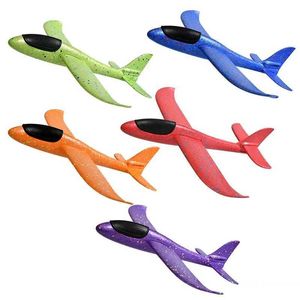 航空機Modle 48cmハンドスローフォーム航空機EPP発売飛行グライダーモデル航空機の子供向けパーティーゲームアウトドア面白いおもちゃS24520