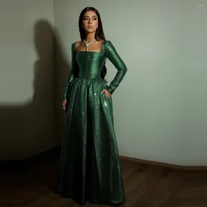 Partykleider atemberaubende lange Abend Boot Hals Ärmel Retro Prom Dressing Kleider Ballkleid Arabisch Kleid für Hochzeits Gast