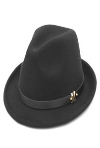 Unisex vuxen ny topp mode jazz fedora brim stilig trilby gangster cap utomhus fest street casual eleganta hattar våren sommar8851082