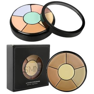 36-Farben-Concealer-Palette mit No Mini Puffbrush weiche Feuchtigkeitscreme Concealer Modify Enhance Contours Dauerhaftes Make-up wasserdicht 240518