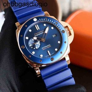 Series Paneerass Designer Watch Nurkowanie Super ruch Pełne automatyczne mechaniczne męskie Sapphire Skórzane zegarek X1E0