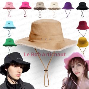 Jacquard quests bucket hat Le Bob Artichaut hat designer cap adjustable bucket hat unisex summer outdoor sun hat fashionable classic versatile