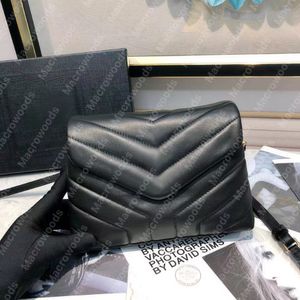 Fashion Exquisite Designer Shoulder Bags Purse loulou Bag Retro Casual Woman Totes Female Leather Solid Color Chain Handbag for Women 2 262I