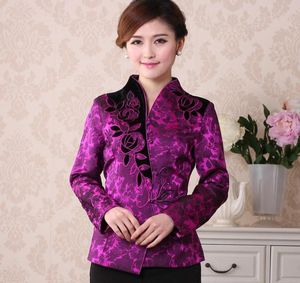 Women039s Jackets mittelgroße und ältere Mutterjacke Chosen Kostüm Langzeitwomen Tops Hanfu Kleidung Cheongsam7071658