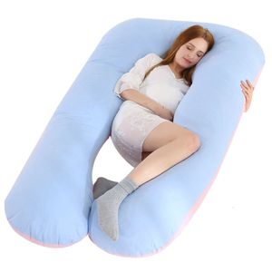 Schlafen Sie besser mit unserem vielseitigen U -förmigen Schwangerschaftskissen - perfekt für Pflege-, Seitenschlafen- und Rückenstütze L2405