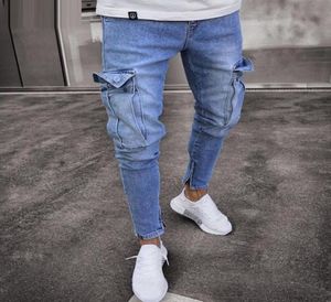 EBAIHUI New Men039s Distressed Skinny Jeans Men Designer Mens Slim Rock Revival jeans Straight Hip Hop Man039s streetwear J9452142
