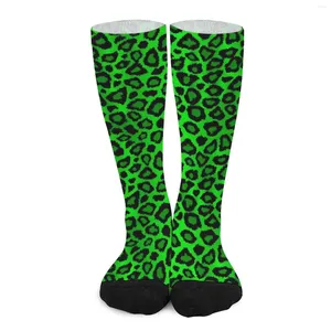 Meias de meias femininas meias de animais de leopardo