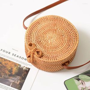 Bolsas de armazenamento Urban Simples Rattan Ins insere as cestas de cosméticos femininos