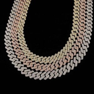 Micro Pave AAAAA Cubic Zirconia Hip Hop Miami Cuban Link Iced Out Men Necklaces Jewelry