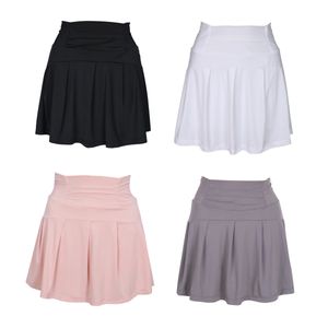 Skirts for womens skirt set designer skirt suit summer fashion tennis Skirts Pleated Yoga Skirt Women Running Fitness Golf Pants Shorts Sports Waist Pocket Zipper