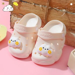 Baby Slippers Summer Baby Cute Soft Sole Nonslip Sandals for Girls Cartoon Cute Sandal Infant for Boy Children Garden Sandals 240507