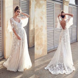 2024 Autumn New Sexy Lace V-neck Open Back Dress for Women
