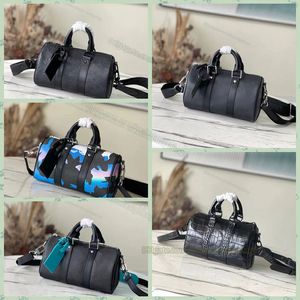 Mirror Quality Men Duffle Bag Sports Outdoor Bag Travel Bag Duffel Bag Handbag Ladies Shoulder Messenger Leather Satchel Bag 25cm With Box L293