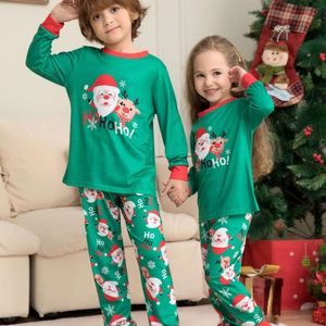 Mabbina primaverile Nuova casa Autumn Autunno Cartoon Christmas Babbo Natale Homewear Una famiglia di cinque set di Pamas H l