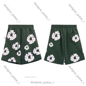 المصمم الأسود Denim Teers Shorts Mens Men's the Cotton Wreath Short Denim Eversive Teers Shorts Design Hoody Hip Hop Short 1Ba5