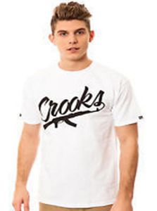 Size XSXXL Crooks And Castles T Shirts Men Short Sleeve Cotton Man TShirt CROOKS Letter Mens tshirt Tops Tee Shirt 3219592