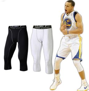 2020 stretch pants Quickdrying exercise Tight Fitness pants Male basketball Run training compression Tight cropped trousers2507522