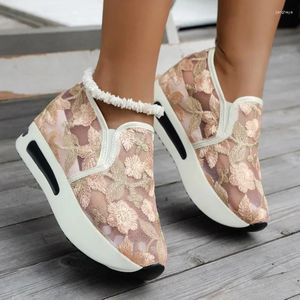 Casual Shoes 2024 Round Toe Summer High Quality Women's Heel Rubber Fashion Heels Zapatos