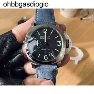 MEKANISK PANERASS MÄNS DESIGNER Titta på Super 316L Rostfritt stål 44mm Atmosfäriskt mode 9H3V -klocka