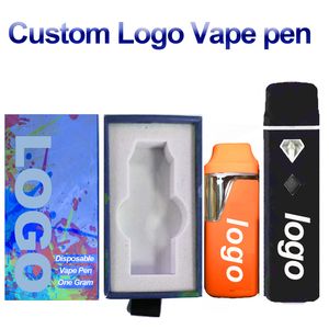 Customized Vape Pen 1ml 2ml 5ml Pod Disposable E-cigarettes Custom Logo Display Package Master Box Mylar Bags Thick Oil Empty Rechargeable 280mah Battery Vaporizer