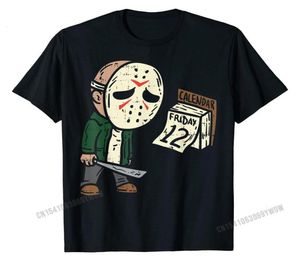 Fredag ​​12: e roliga halloween skräckpolo skjorta film humor tshirt män fitness tight topps bomull tshirts födelsedag1139942