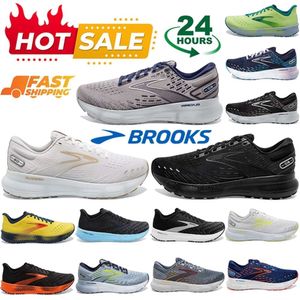 Brooks Running Shoes for Women Glycerin 20 Designer Sneakers Hyperion Tempo Triple Black White Navy Blue Orange Mens Womens Outdoor Lace Up Sports Trainers