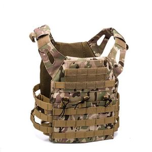 600D Hunting Tactical Vest Mille Plate Molle Plate Airsoft Paintball CS Colete de proteção ao ar livre 240507