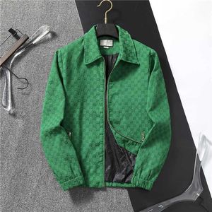 Дизайнерская мужская куртка Черно-желтая зеленая вышивка классическая буква бренд много стиля повседневная мода с капюшоном на молнии водонепроницаемой мужчины и женщины 3xl#99