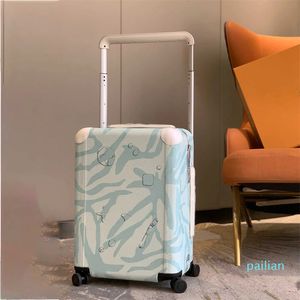 spinner valigie da viaggio bagagli cartoni animati da donna valigia sacca bagagliaio watercolor ruota universale bovesh rotoling luggages