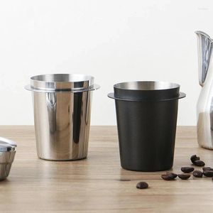 Coffee Pots 51mm Dosing Cup Sniffing Mug For Espresso Machine Wear Resistant Stainless Steel Drop