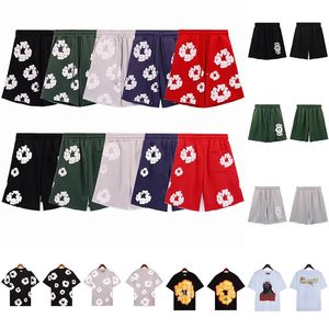 Mens Womens Designers Shorts Denim Teers Shorts T Shirts Summer Men Casual Fashion Loose Streetwear Sports Hip-hop Shorts Tees Clothing